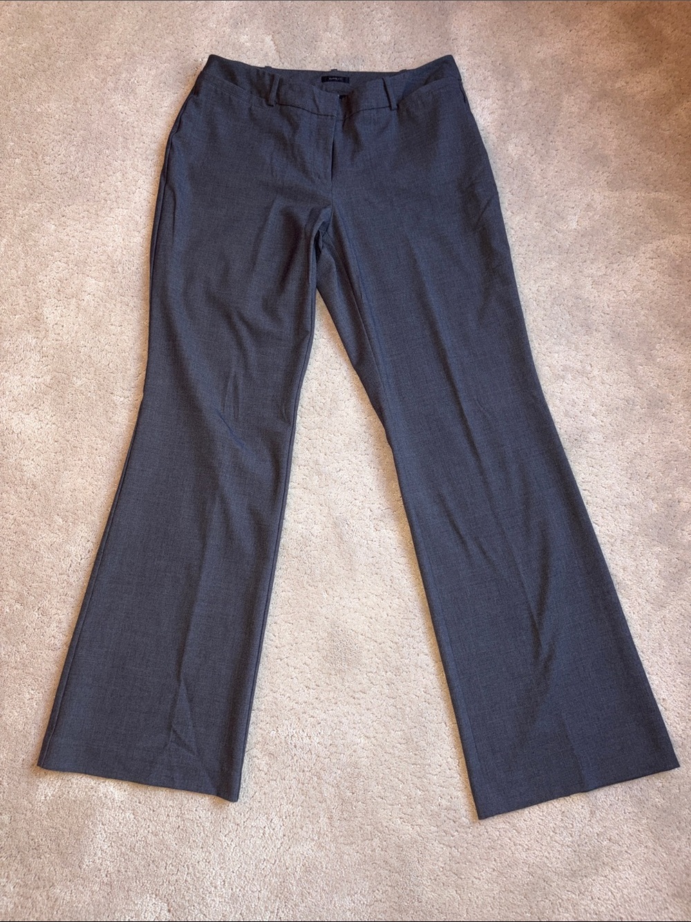 Worthington Charcoal Boot Cut Dress Pants